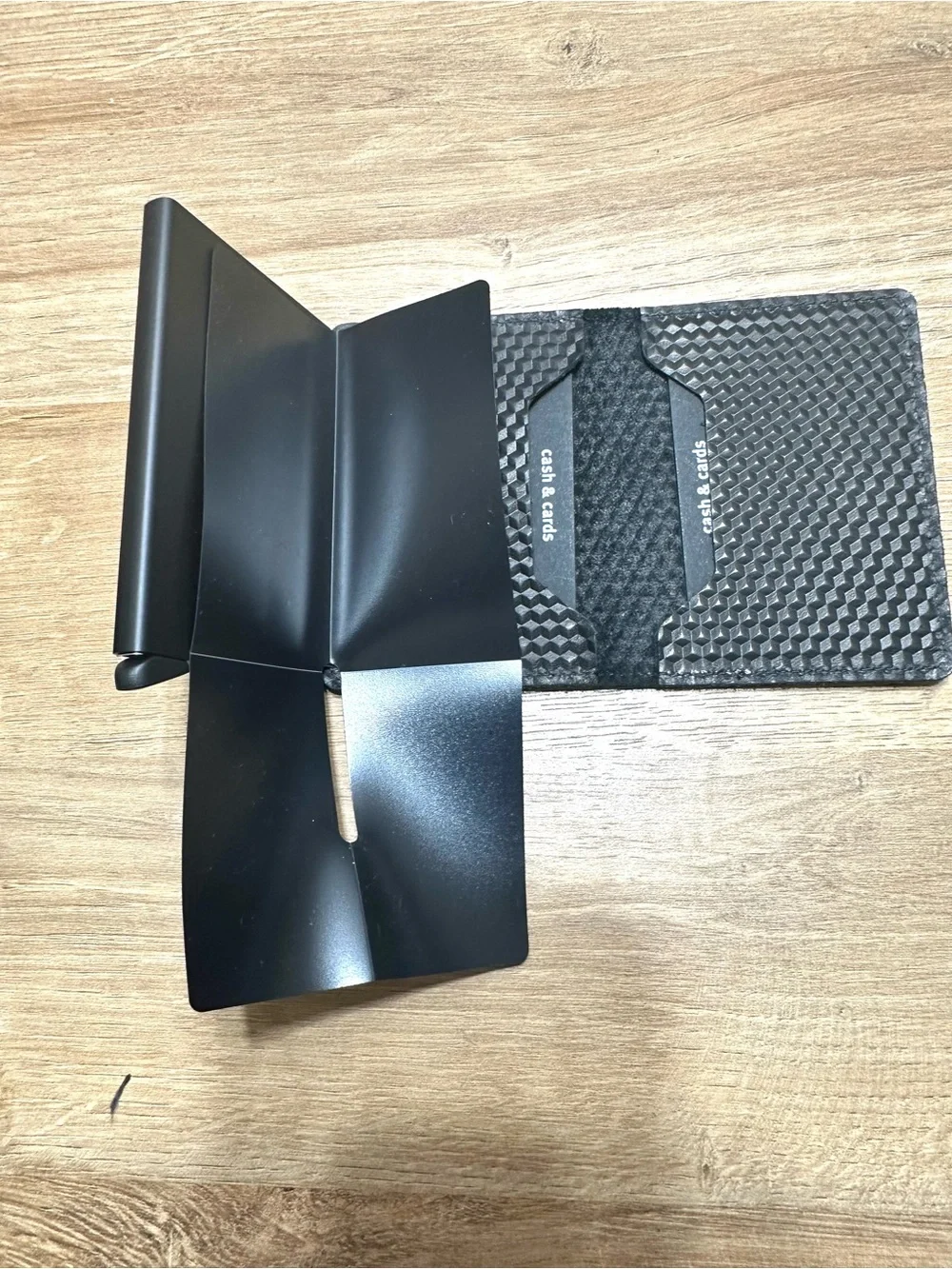 Secrid Slim Wallet Cubic Black Card Case Wallet NWT RFID Safe